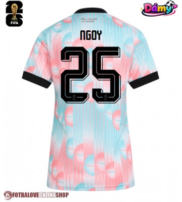 Belgie Nathan Ngoy #25 Venkovní Dres pro Dámy MS 2026 Krátkým Rukávem